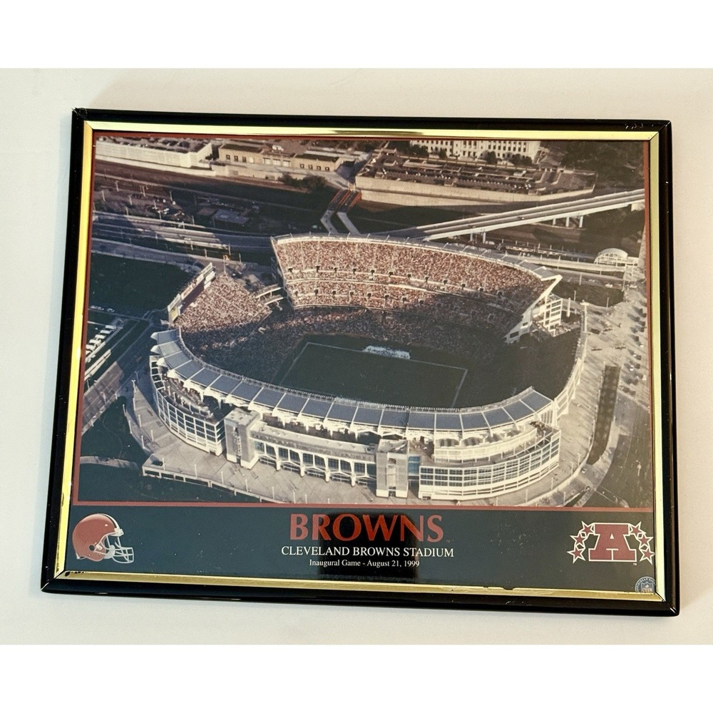 Cleveland Browns Stadium Inaugural Game AERIAL VIEW NFL 8x10 Aug 21, 1999